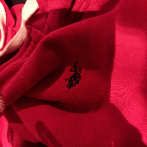 LNEW AUTHENTIC MEN'S US POLO HOODIE ZIP UP SWEATSHIRT BIG & TALL 3XL 💝 XXXL - Picture 2 of 8